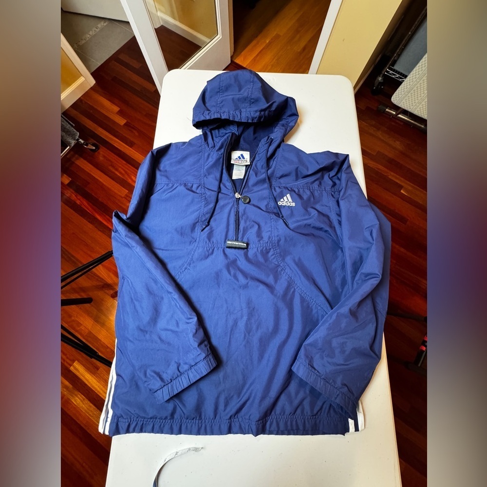 Adidas Blue vintage windbreaker coat - Picture 5 of 16